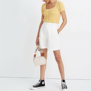 Madewell White Shorts